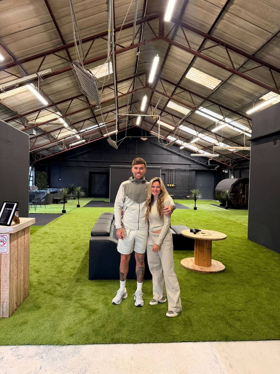 The team inside Reset Factory in Portadown